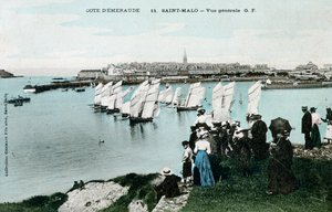 Widok ogólny Saint Malo, Bretania, Francja, XX wiek autorstwa Unbekannt