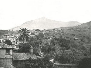 Widok ogólny przedstawiający szczyt, Teneryfa, Wyspy Kanaryjskie, Hiszpania, 1895 r. autorstwa Unbekannt