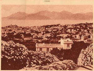 Widok ogólny z Pezou, Cannes, 1930. autorstwa Unbekannt