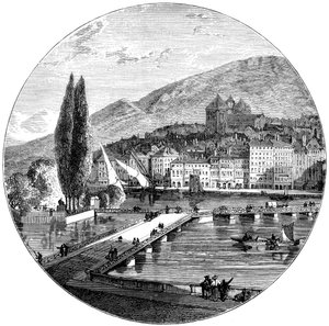 Genewa, Szwajcaria, 1900 autorstwa Unbekannt