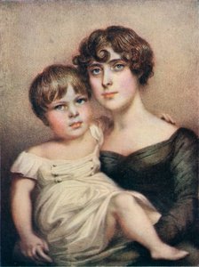 George Dacres Patterson i jego matka Eleanor Dacres Patterson, 1815. 1911 autorstwa Unbekannt