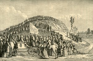 Jerzy III i królowa Charlotte w Eton Montem, 1778, 1911. autorstwa Unbekannt