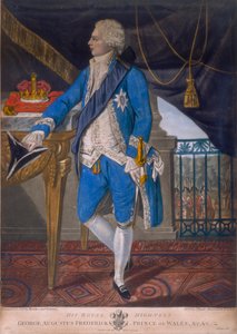 Jerzy IV jako książę Walii, 1795 autorstwa Unbekannt
