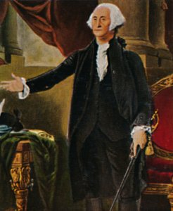 Jerzego Waszyngtona 1732-1799. - Grawerowanie według obrazu G. C. Stuarta, 1934. autorstwa Unbekannt