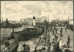 Lądowisko Georgesa, 1898 r. autorstwa Unbekannt