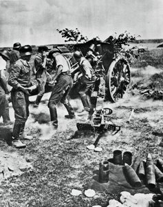 Artyleria niemiecka w akcji na froncie wschodnim, 1941 autorstwa Unbekannt