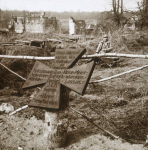 Powszechny grób niemiecki, ok. 1914-c1918 autorstwa Unbekannt