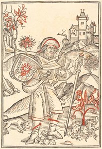 Gerson jako Pielgrzym, 1489. autorstwa Unbekannt