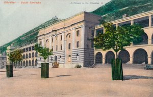 Gibraltar – Koszary Południowe, 1900 autorstwa Unbekannt