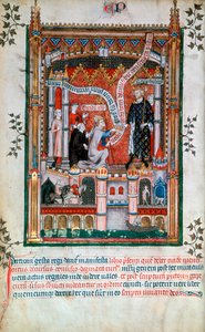 Gilles de Pontoise, opat St Denis, 1317 autorstwa Unbekannt