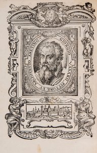 Giorgio Vasari. Od: Giorgio Vasari, Żywoty najwybitniejszych włoskich malarzy, rzeźbiarzy, a autorstwa Unbekannt