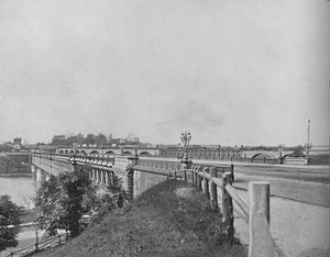 Girard Avenue Bridge, Filadelfia, c1897. autorstwa Unbekannt