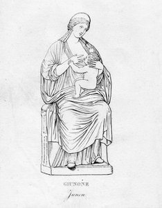 Juno Junon, c1850 autorstwa Unbekannt