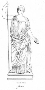 Juno Junon, c1850 autorstwa Unbekannt