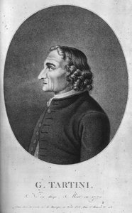 Giuseppe Tartini 1692-1770 był włoskim kompozytorem i skrzypkiem barokowym autorstwa Unbekannt