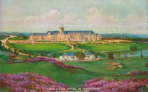 Gleneagles Hotel w Perthshire, ok. 1930 r. autorstwa Unbekannt