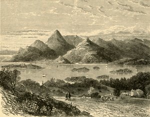 Port Glengariff i zatoka Bantry z hotelu Eccles, 1898. autorstwa Unbekannt