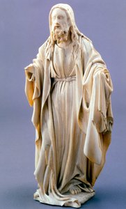 Bóg Ojciec, Anonimowa flamandzka kość słoniowa, 1400-1425 autorstwa Unbekannt