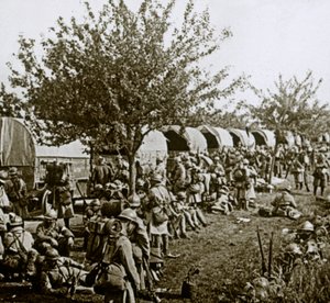 Podążanie w górę linii do Verdun, północna Francja, c1914-c1918 autorstwa Unbekannt