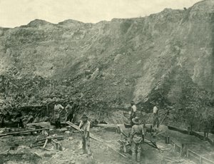 Wydobywcy złota w pobliżu Beechworth, 1901. autorstwa Unbekannt
