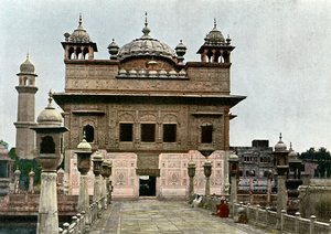 Złota Świątynia, Amritsar, Pendżab, Indie, ok. 1890 r. autorstwa Unbekannt