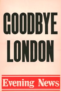 Goodbye London, plakat „Wiadomości wieczorne”, 1980 autorstwa Unbekannt