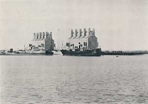 Elewatory zbożowe, Bahia Blanca, 1916 autorstwa Unbekannt