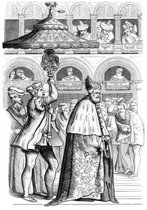 Wielka procesja Dożów, Wenecja, Włochy, XVI w. 1849 autorstwa Unbekannt