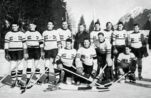 Reprezentacja Wielkiej Brytanii w hokeju na lodzie, Zimowe Igrzyska Olimpijskie, Garmisch-Partenkirchen, Niemcy, 1936 autorstwa Unbekannt