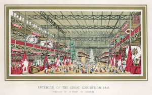 Wielka Wystawa, Crystal Palace, Hyde Park, Londyn, 1851 autorstwa Unbekannt