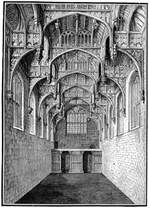 Wielka Sala, Pałac Hampton Court, Londyn, 1893. autorstwa Unbekannt