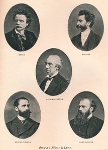 Wielcy Muzycy - Tablica IX., 1895 autorstwa Unbekannt