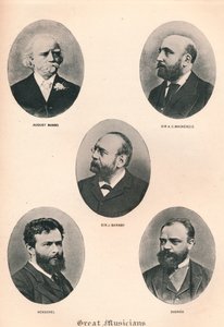 Wielcy Muzycy - Płyta VIII., 1895 autorstwa Unbekannt