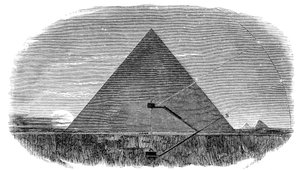 Wielka Piramida Cheopsa w Gizie wykorzystywana jako obserwatorium astronomiczne autorstwa Unbekannt