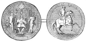 Wielka Pieczęć Jerzego II, połowa XVIII w., XIX w. autorstwa Unbekannt