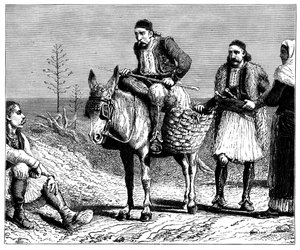 Greccy chłopi, ok. 1890 autorstwa Unbekannt