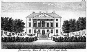Gunnersbury House, siedziba księżniczki Amelii autorstwa Unbekannt