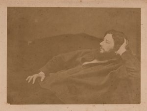 Gustave Courbet, ok. 1865 r. autorstwa Unbekannt