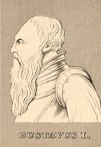 Gustaw I, 1496-1560, 1830. autorstwa Unbekannt