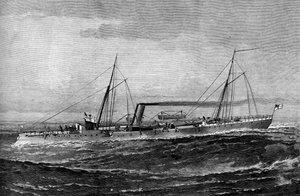 Grzechotnik torpedowy HM, 1887 r. autorstwa Unbekannt