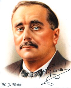H.G. Wells, angielski pisarz i historyk popularny, 1927 autorstwa Unbekannt