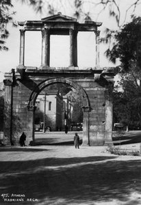 Łuk Hadriana, Ateny, Grecja, ok. 1920- ok. 1930 autorstwa Unbekannt
