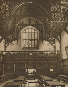 Hall of Grays Inn, gdzie grano komedię błędów w życiu Szekspira, ok. 1935. autorstwa Unbekannt