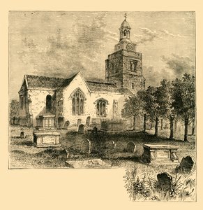 Kościół parafialny Hammersmith, 1820 r., ok. 1878 r. autorstwa Unbekannt