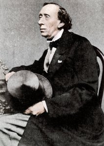Hans Christian Andersen, duński pisarz i poeta, połowa XIX wieku autorstwa Unbekannt