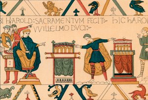 Harolds Przysięga wierności Wilhelmowi Normandii, XIX wiek. autorstwa Unbekannt