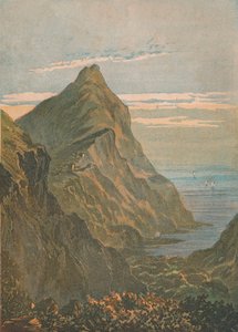 Punkt Hartlanda. W pobliżu Clovelly, North Devon, 1864. autorstwa Unbekannt