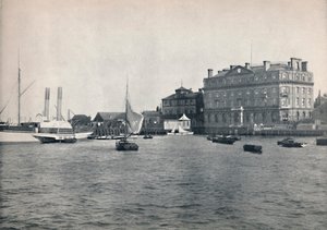 Harwich - The Quay i Great Eastern Hotel, 1895 autorstwa Unbekannt