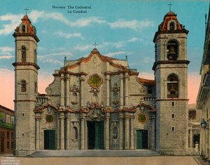 Katedra w Hawanie, Kuba, ok. 1920 r. autorstwa Unbekannt