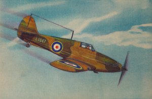 Samolot myśliwski Hawker Hurricane, c1944. autorstwa Unbekannt